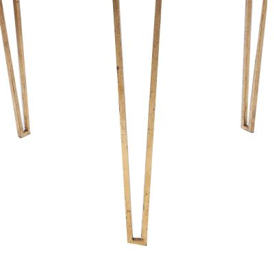 A gilt iron side table in the manner of J Royere circa 1950 