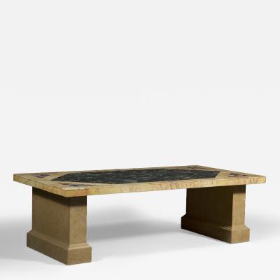 A good late Baroque period geometric table top composed of fine marble specimens