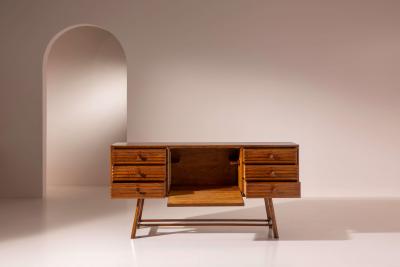 A grissinato sideboard in chestnut wood Italy late 1940s