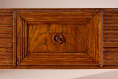A grissinato sideboard in chestnut wood Italy late 1940s