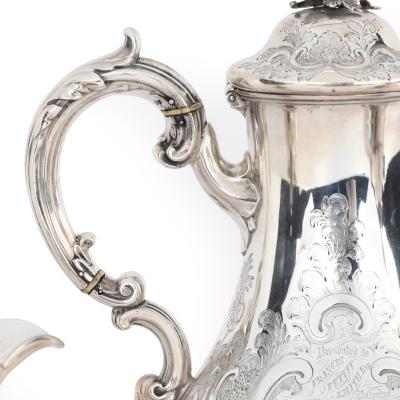 A historically important Victorian silver tea and coffee set