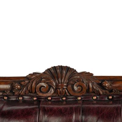 A large and fine pair of rosewood Regency armchairs