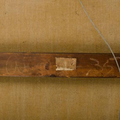 A large and impressive 19th Century painting on canvas depicting ships 