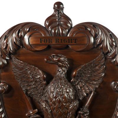 A large and impressive George IV mahogany serving table