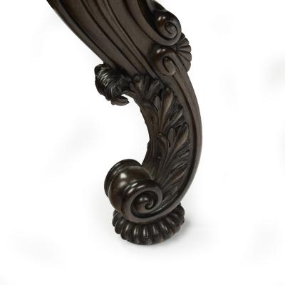 A large late Regency mahogany partner s library table attributed to Gillows