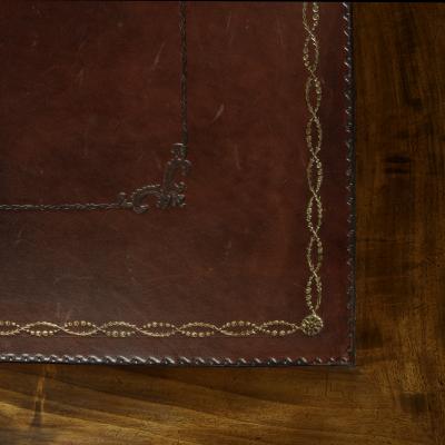 A large late Regency mahogany partner s library table attributed to Gillows