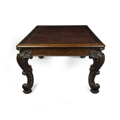 A large late Regency mahogany partner s library table attributed to Gillows