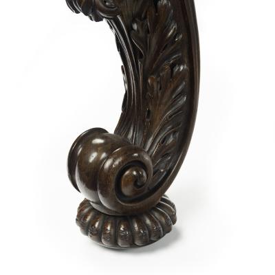 A large late Regency mahogany partner s library table attributed to Gillows