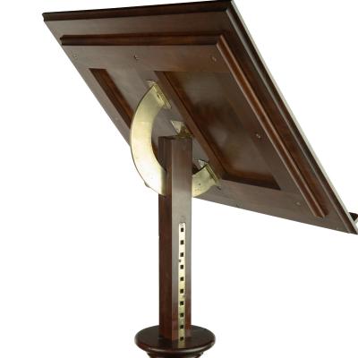 A large mahogany lectern by Yabsley of Plymouth