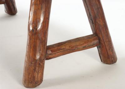 A large rustic modern French farm table circa 1940 