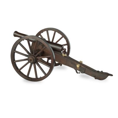 A late 19th century scale model of field cannon