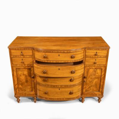 A late Regency mahogany side cabinet