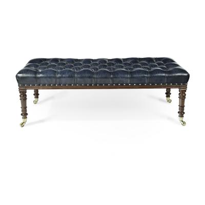 A late Regency mahogany stool