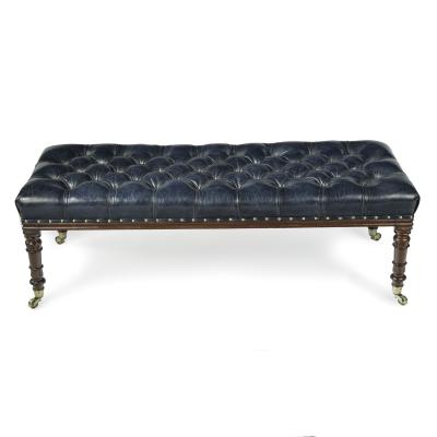 A late Regency mahogany stool