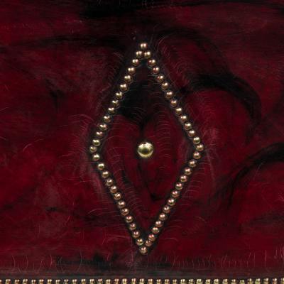 A late Victorian box ottoman