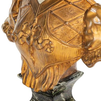 A marble and ormolu bust by Marionnet
