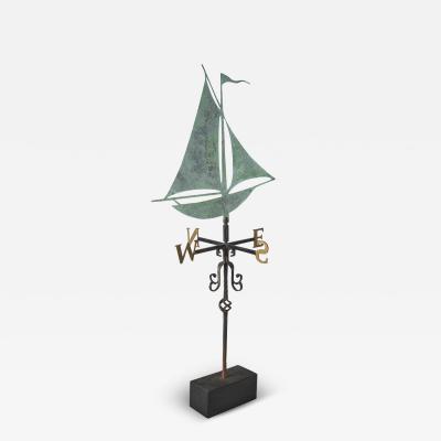 A metal weathervane by Martin Scorey