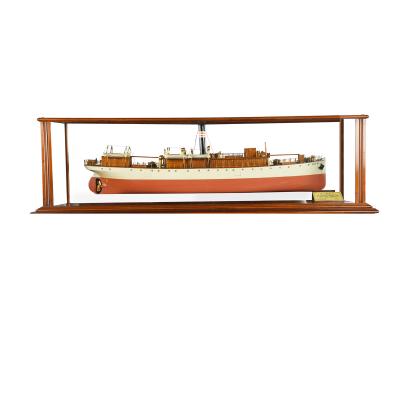 A mirror backed shipyard model of S S Scott by Garston of Liverpool 1904