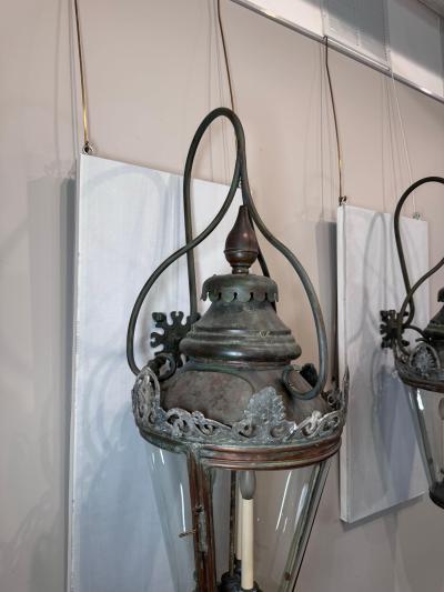 A pair of 19th Century Street lanterns