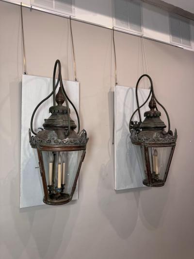 A pair of 19th Century Street lanterns