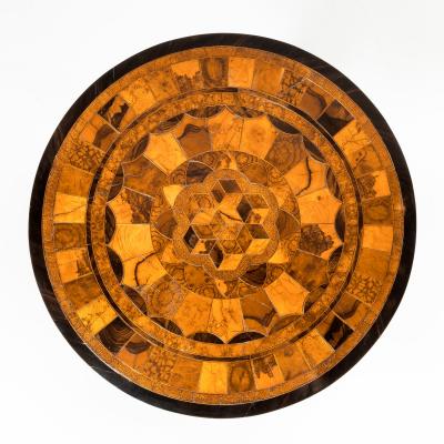 A pair of Anglo Indian specimen top occasional tables