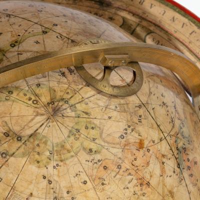A pair of Cary s 15 inch table globes