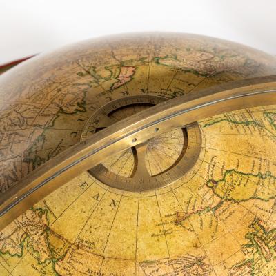 A pair of Cary s 15 inch table globes