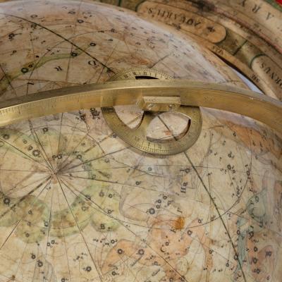 A pair of Cary s 15 inch table globes