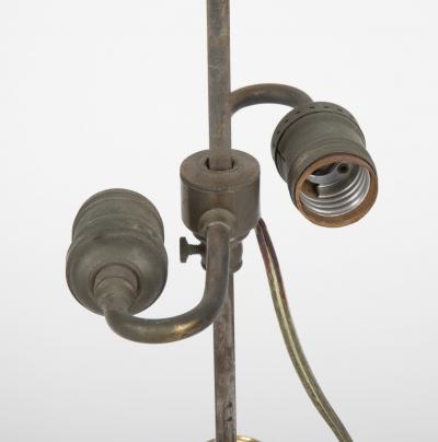 A pair of French Louis XVI Bouilliotte lamps