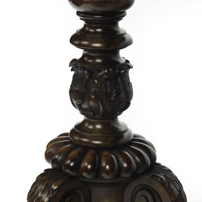 A pair of George IV rosewood flower or crocus tables attributed to Gillows