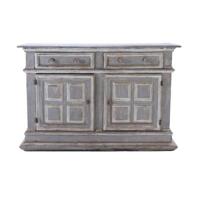 A pair of Italian 18th Century painted walnut servers