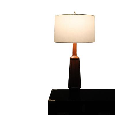 A pair of Mid Century Modern table lamps by G Thurston circa 1950 