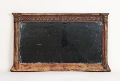 A pair of Neoclassical style carved wood Trumeau nineteenth century 