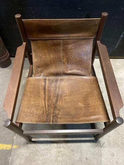 A pair of Roxinho Armchairs designed by Michel Arnoult