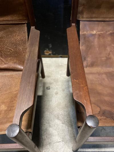 A pair of Roxinho Armchairs designed by Michel Arnoult