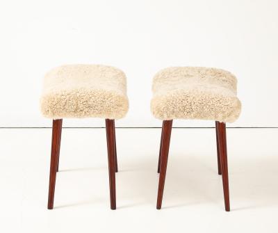 A pair of Swedish Modern Stools Circa 1940s
