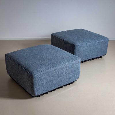 A pair of Trico ottomans from the Trico series by Ammannati Vitelli