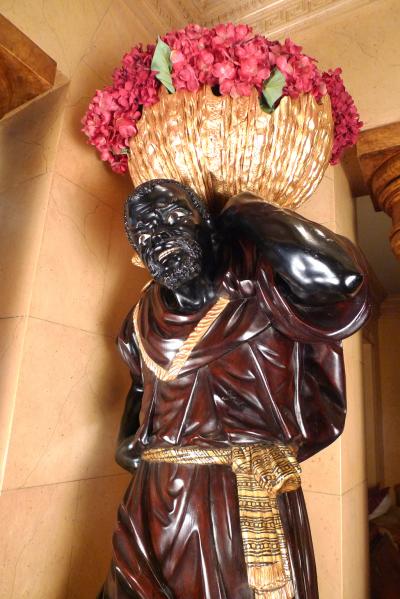 A pair of Venetian blackamoors