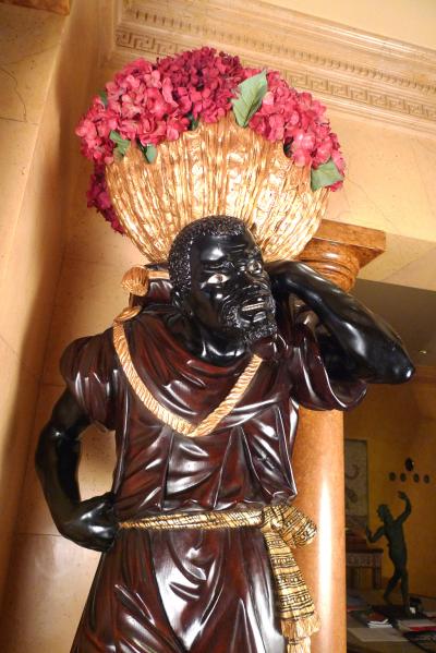 A pair of Venetian blackamoors