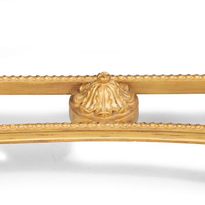 A pair of Victorian Hepplewhite style satinwood console tables