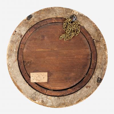 A pair of gilded circular mirrors HMS Blanche Battle of Copenhagen 