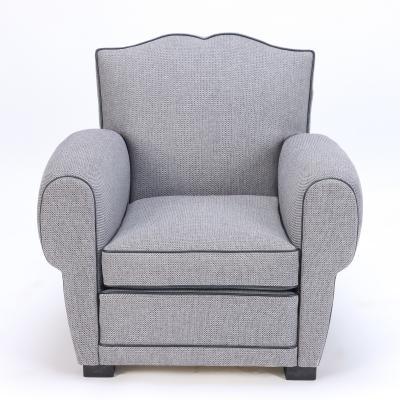 A pair of newly restored and upholstered French Art Deco club chairs C 1940 