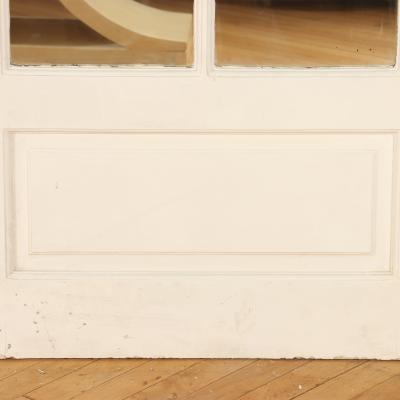 A pair of painted French doors C 1900 