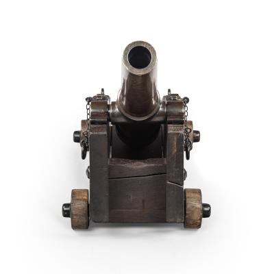 A pair of ships Bronze Cannon from the S V Jura 1875