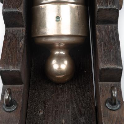 A pair of ships Bronze Cannon from the S V Jura 1875