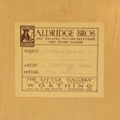 A pair of watercolours by Albert Gordon Thomas R S W 1893 1970 