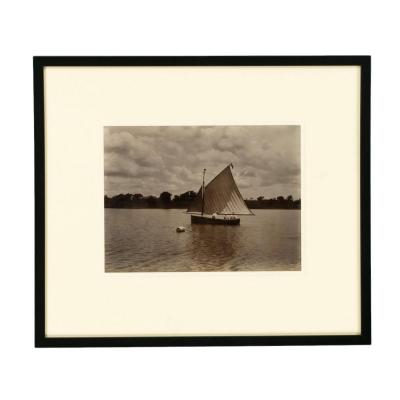 A rare framed Albumen print attributed to John Valentine