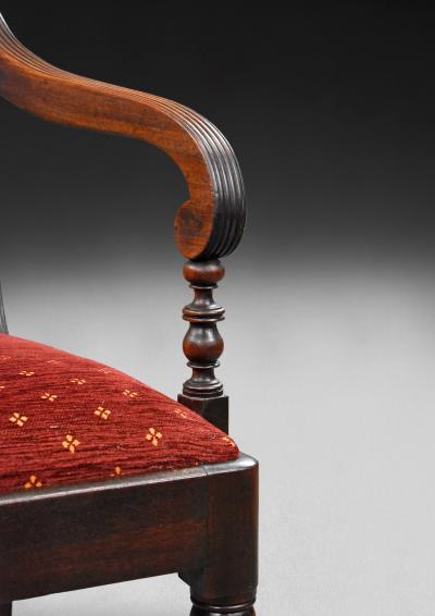 A set of 12 Regency Mahogany Dining Chairs