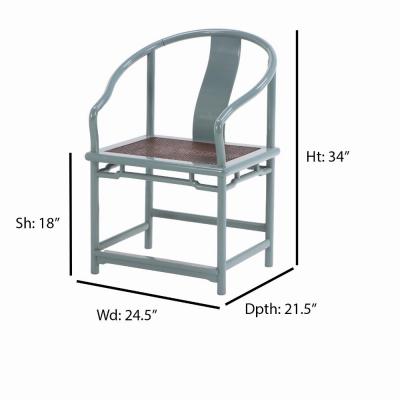 A set of 12 lacquered rounded back armchairs with cane seats C 1970 