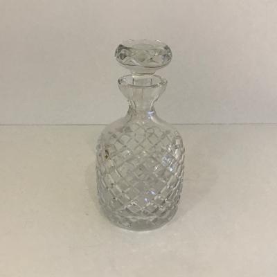 A set of 3 cut crystal decanters or available individually 